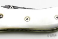 Damascus and Mother of Pearl Linerlock