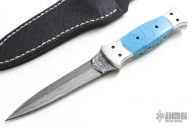 Damascus & Turquoise Dagger
