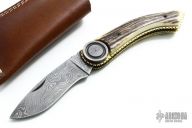 Slip Joint Stag Folder