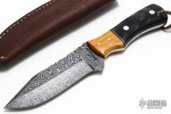 Buffalo Horn Fixed Blade