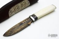 Damascus & Giraffe Bone Hunter
