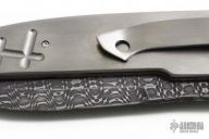 Damascus Linerlock Flipper