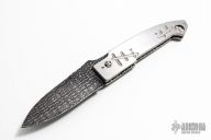 Damascus Linerlock Flipper