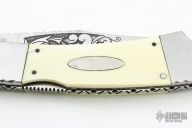 Engraved Ivory Lockback