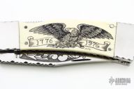 Engraved Ivory Lockback