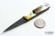 Mini Damascus Slipjoint