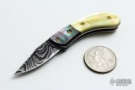 Mini Damascus Slipjoint