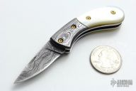 Mini Damascus Slipjoint
