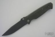 CMTX5 D/A Green Canvas Micarta Linerlock - Automatic