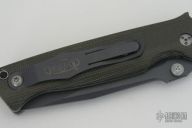 CMTX5 D/A Green Canvas Micarta Linerlock - Automatic