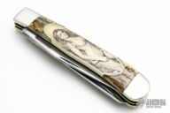 Customized Case Trapper w/ Scrimshaw