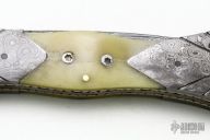 Damascus Linerlock Dagger