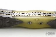 Damascus Linerlock Dagger