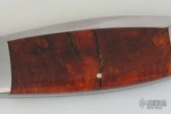 Oranged Burl Wood Large Canoe
