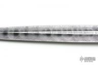 Engraved Damascus & Walrus Ivory Dagger