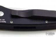 Sprint 2915 - Black Handle / Stonewash Plain Edge