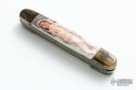 Mammoth Ivory and Bark Slip Joint