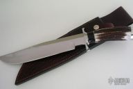 Double Edged Big Elk Bowie