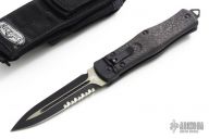 136-2T-LS Cobra False D/E - Black Tactical Serrated / LSCF