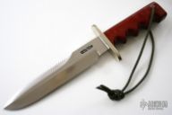 Model 14 Attack (LL)  w/Sawteeth - Maroon Micarta