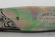 Model 1 Boot Damascus Linerlock