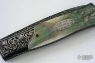 Model 1 Boot Damascus Linerlock