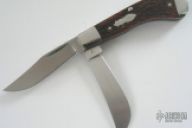 2 Blade Mini-Saddlehorn Jig Bone Slipjoint