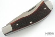 2 Blade Mini-Saddlehorn Jig Bone Slipjoint