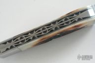 Double Blade Stag Trapper Slipjoint Smaller