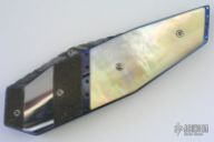 Gold Lip Pearl & Damascus N'Able Linerlock