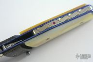 Gold Lip Pearl & Damascus N'Able Linerlock