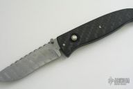 LL 29 - Twist Damascus & Carbon Fiber LL/Button Release