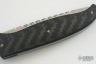 LL 29 - Twist Damascus & Carbon Fiber LL/Button Release