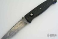 LL 29 -Rose Damascus & Carbon Fiber LL/Button Release