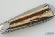 Double Trapper - Stag Slipjoint