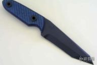 Black Coated Titanium Model 5 - Neck Knife