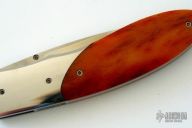 Amber Stag Linerlock S/N 15