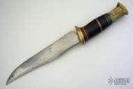 Stag and Leather Camp Knife