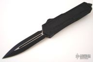 110-10 Scarab D/E Black Tactical Plain Edge