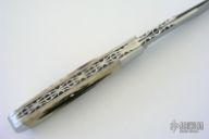 2 Blade Stag Trapper - Slipjoint