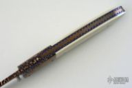 Falcon Damascus & Mammoth Linerlock