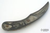 Damascus & Ivory Talon Neck Knife