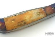 2 Blade Damascus Trapper