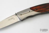 Amber Stag Linerlock S/N 40