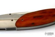 Amber Stag Linerlock S/N 40