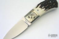 Stag and Engraved Bolster Hunter