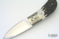 Stag and Engraved Bolster Hunter