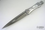 Stainless Steel and Mother of Pearl Kangaroo Daggers