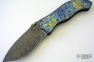 Damascus Resurrection Tidepool Framelock