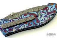 Damascus Resurrection Tidepool Framelock